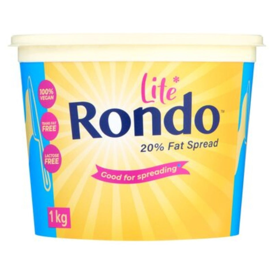 Rondo Fat Spread 20% Lite Tub 1KG