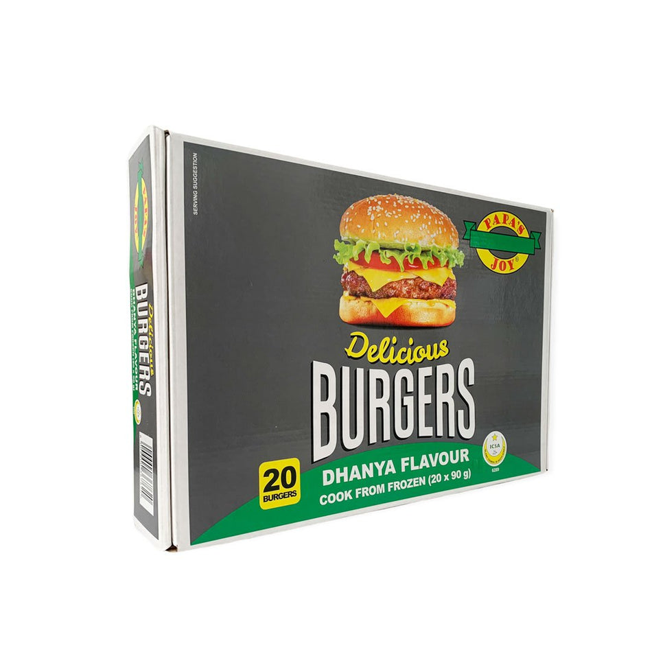 Papa's Joy Moroccan Dhanya Burger Patties 20x70g