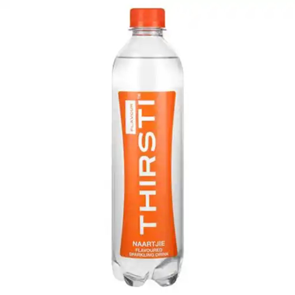 Thirsti Sparkling Water 500ML Naartjie