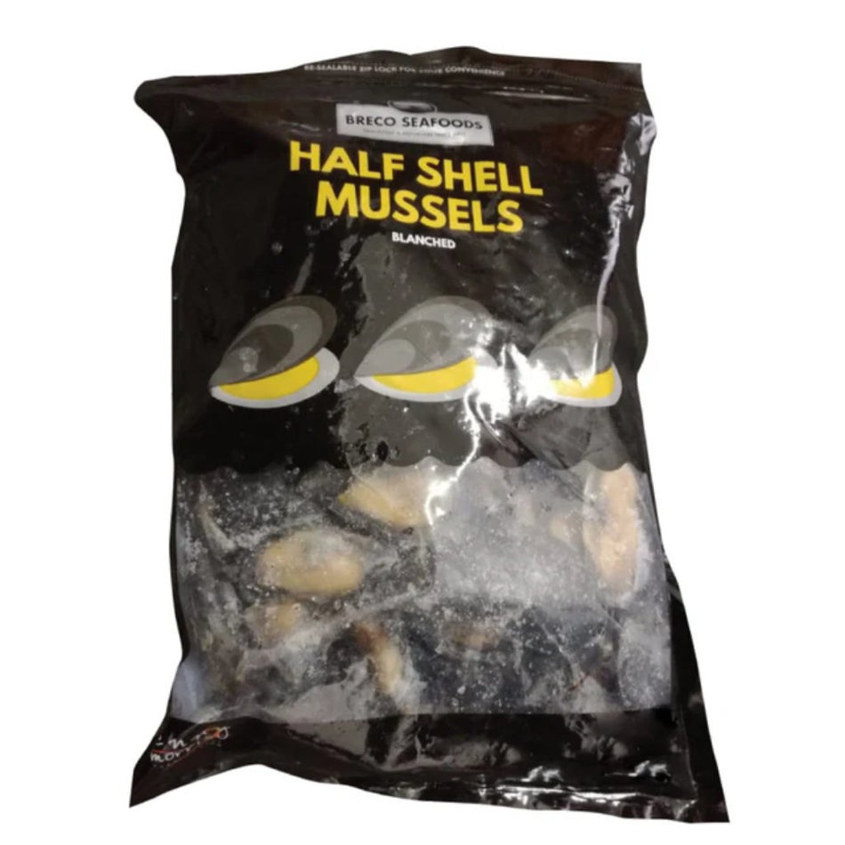 Breco Seafood Half Shell Mussels 800G