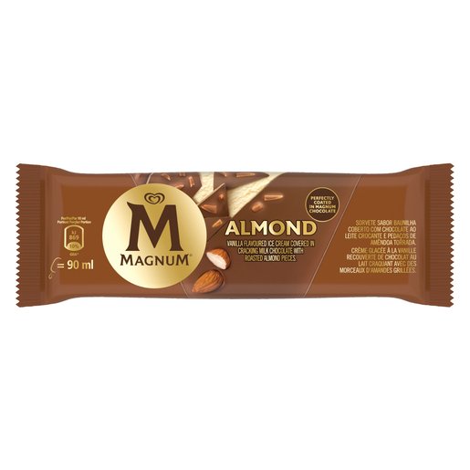 Magnum Almond Vanilla Flavoured Ice Cream 90ml