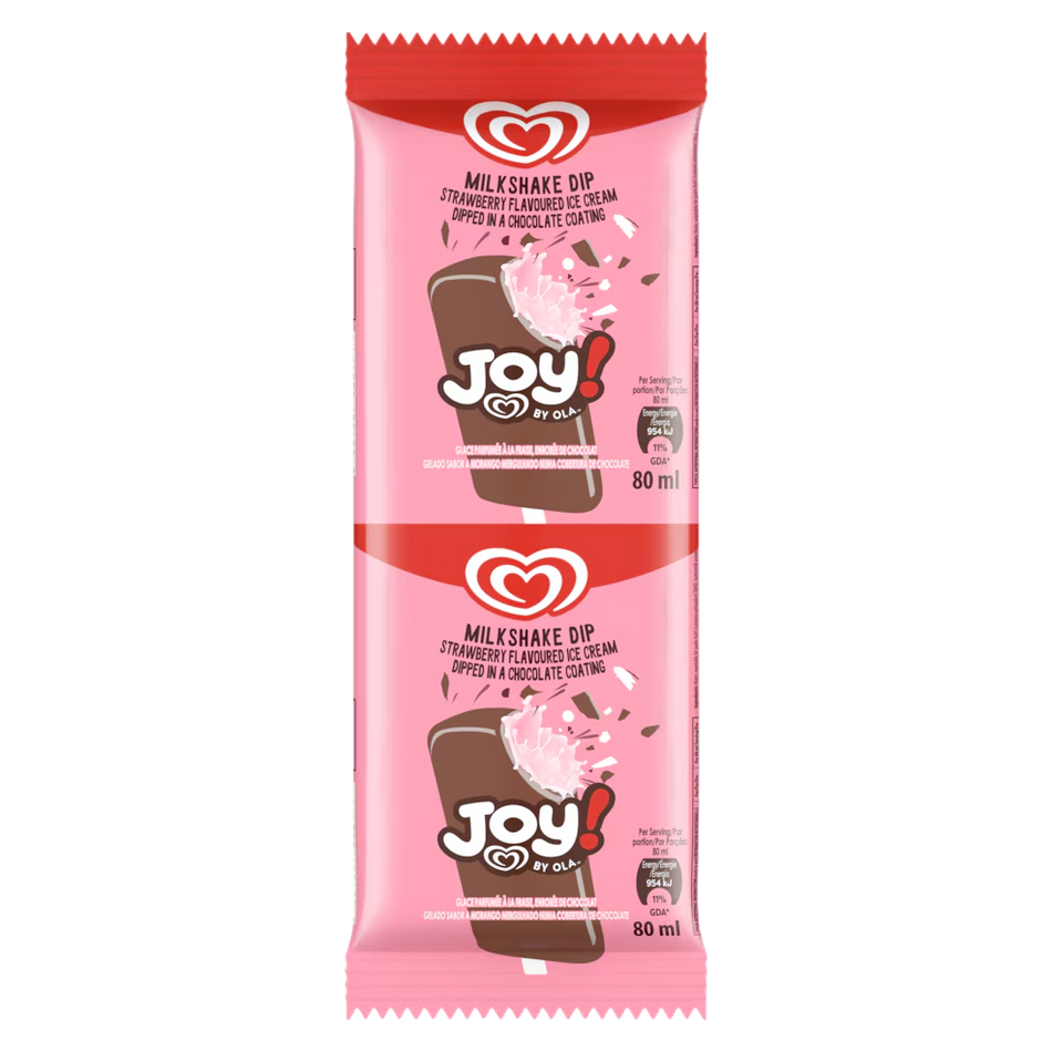 Ola Ice Cream Joy Milkshake Dip 80ml