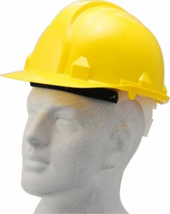 Hard Hat No Lamp Bracket Yellow