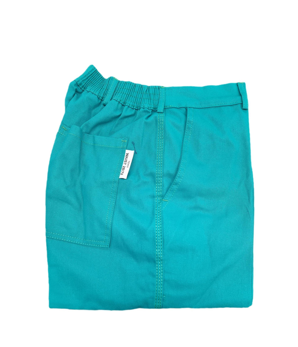 Sahara Trouser with Tape 100% Cotton Emerald Green 28