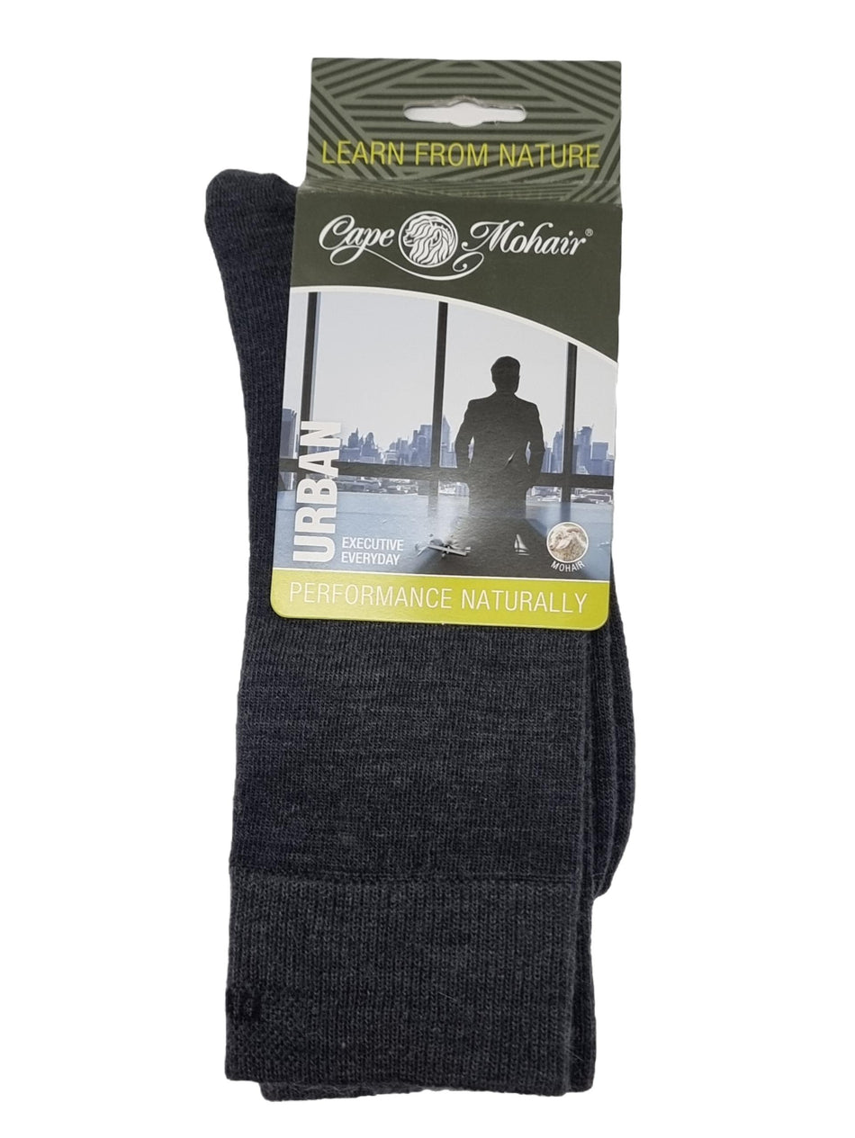 Cape Mohair sock urban plain 4-7 Sterling