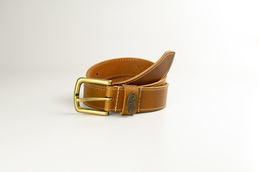 Tarzan Real Leather Belt Tan NR32