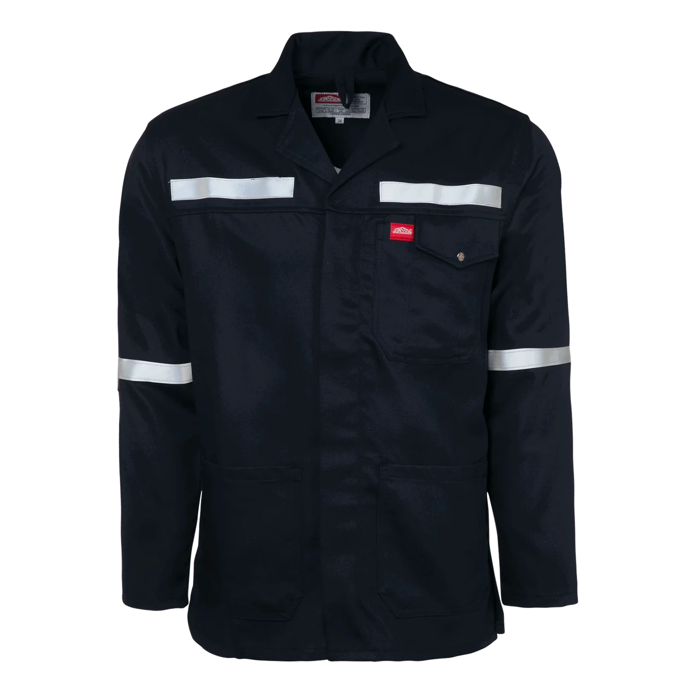 Jonsson Flame Retardant Reflective Work Jacket Navy NO 30