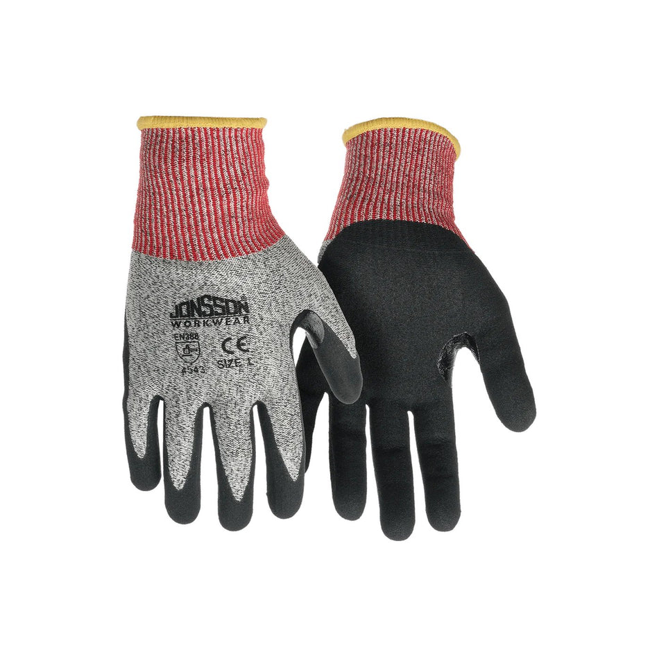 Jonsson Jonnyma Cut 5 Reinforced Nitrasandy Palm Gloves