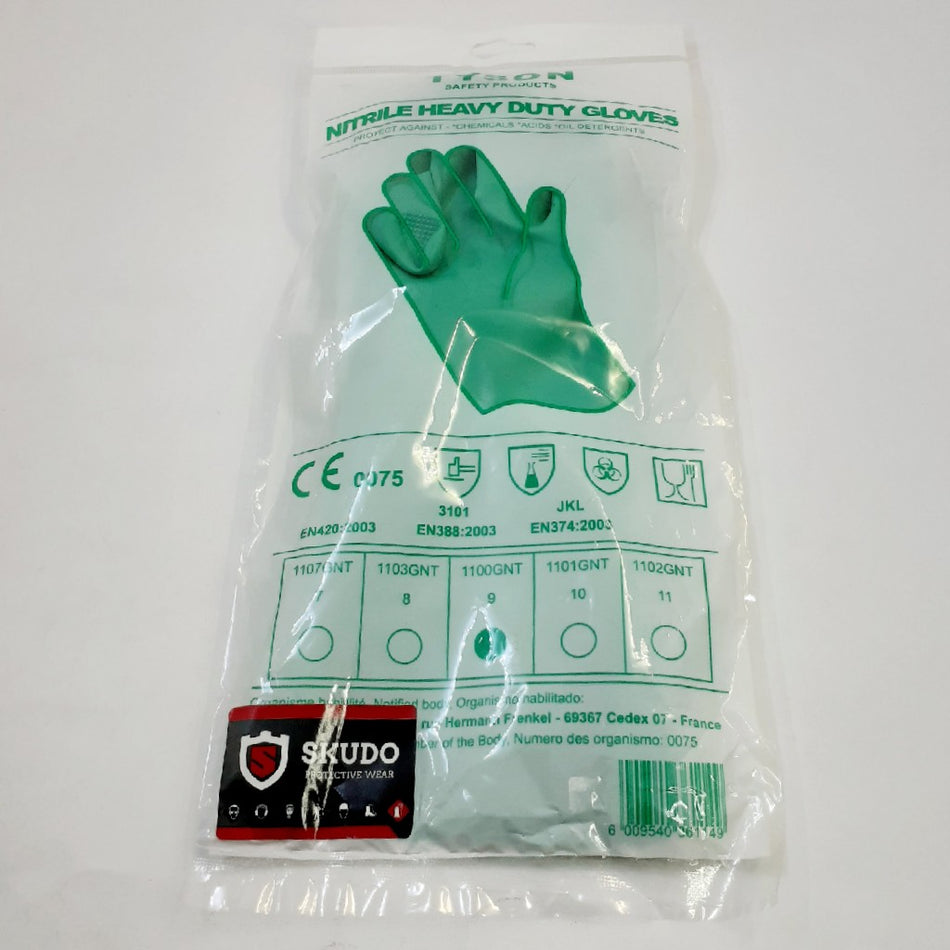 Skudo Gloves Nitrile Latex Large