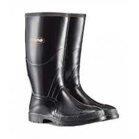Wayne Gumboot Mens Knee Black No 10