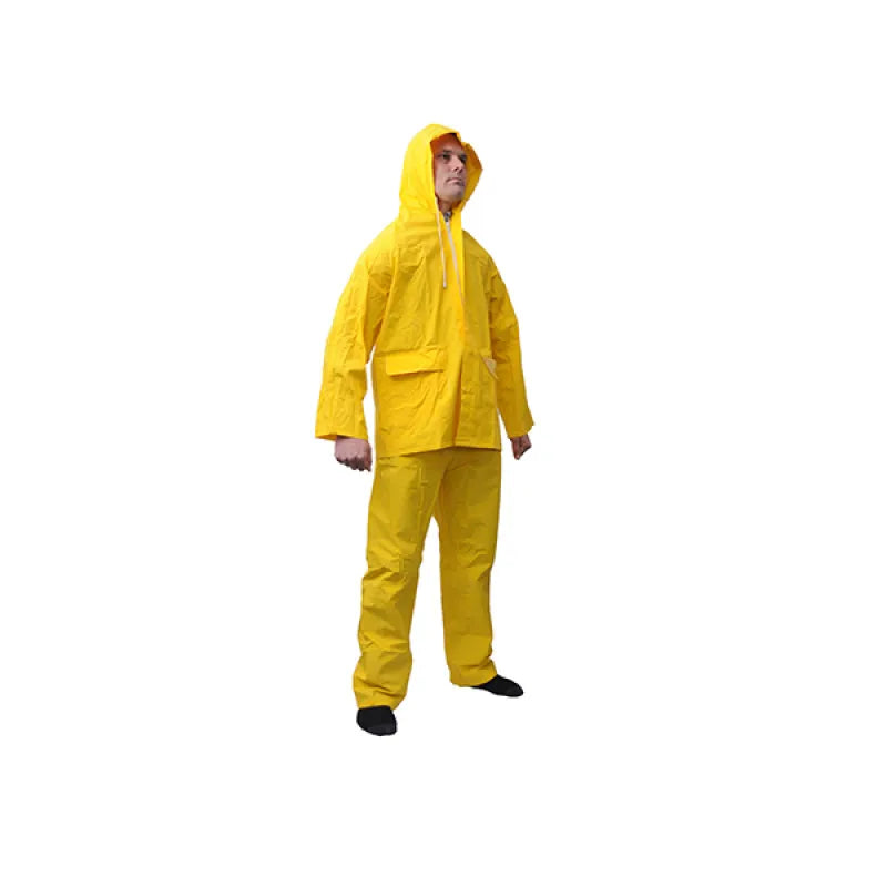 Skudo Elite Rubberised Rainsuit Yellow Large