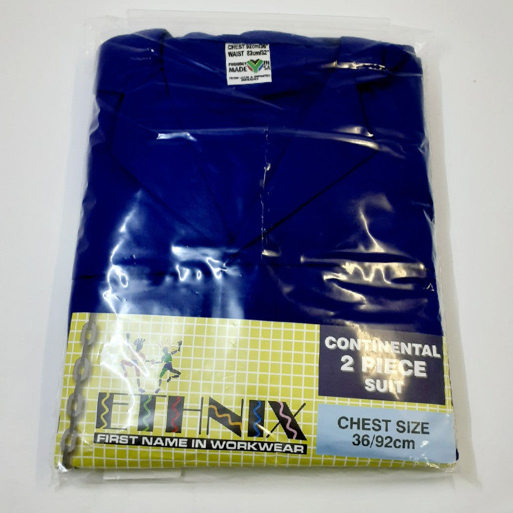 Ethnix 2 Piece Royal Blue Overall 36