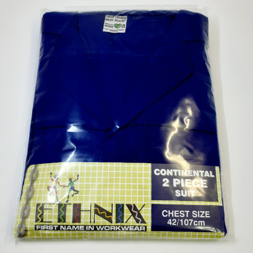 Ethnix 2 Piece Royal Blue Overall 42