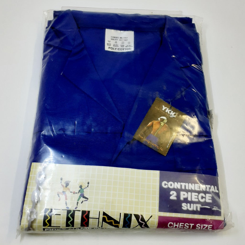 Ethnix 2 Piece Royal Blue Overall 46