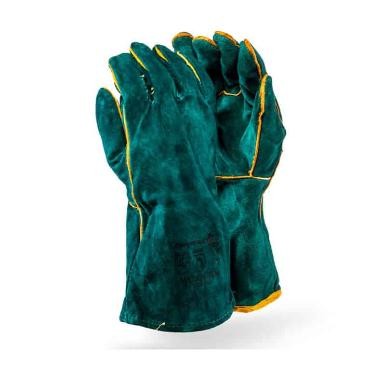 Green Welding Elbow Gloves