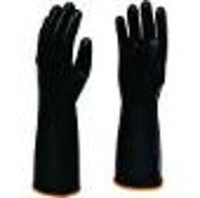 Gloves Black Rubber Builders 30cm Large