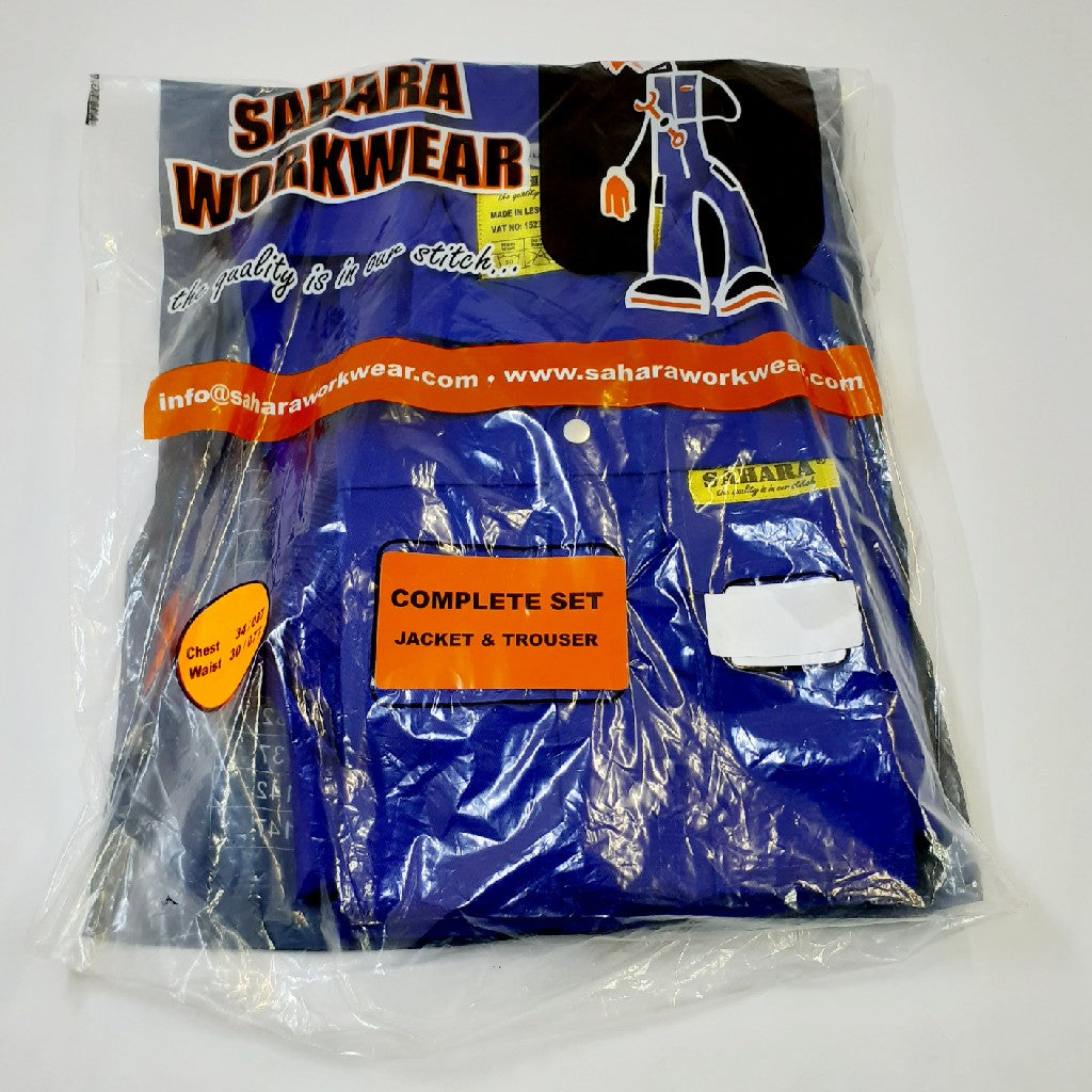 Sahara Jee Polycotton 80/20 Conti Suit Royal Blue 34