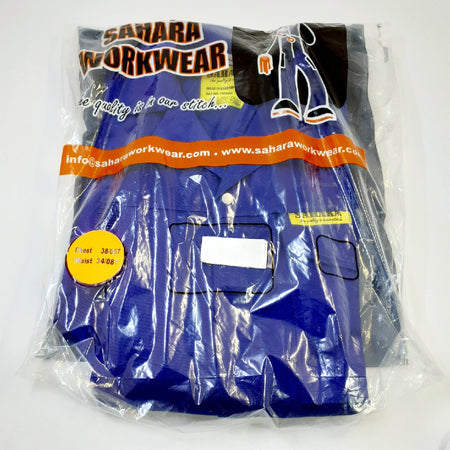 Sahara Jee Polycotton 80/20 Conti Suit Royal Blue 38