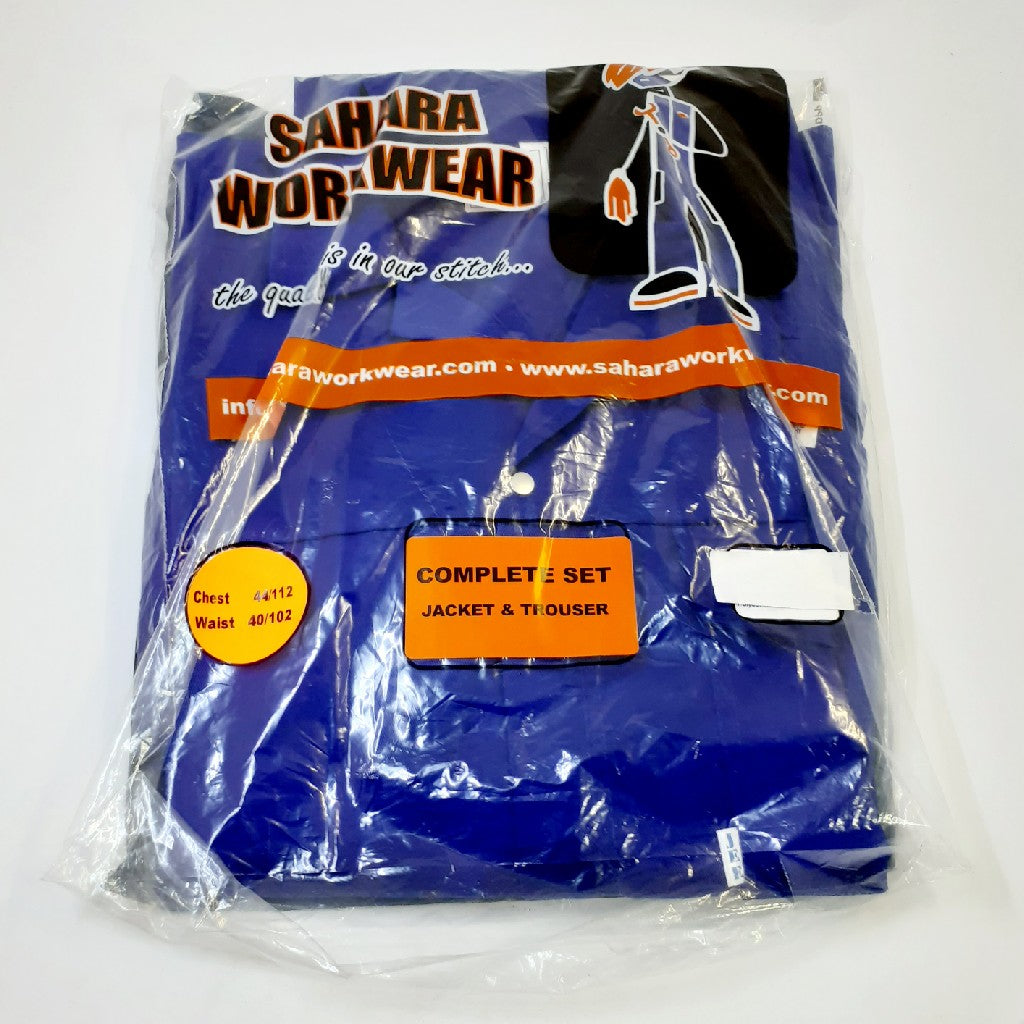 Sahara Jee Polycotton 80/20 Conti Suit Royal Blue 44