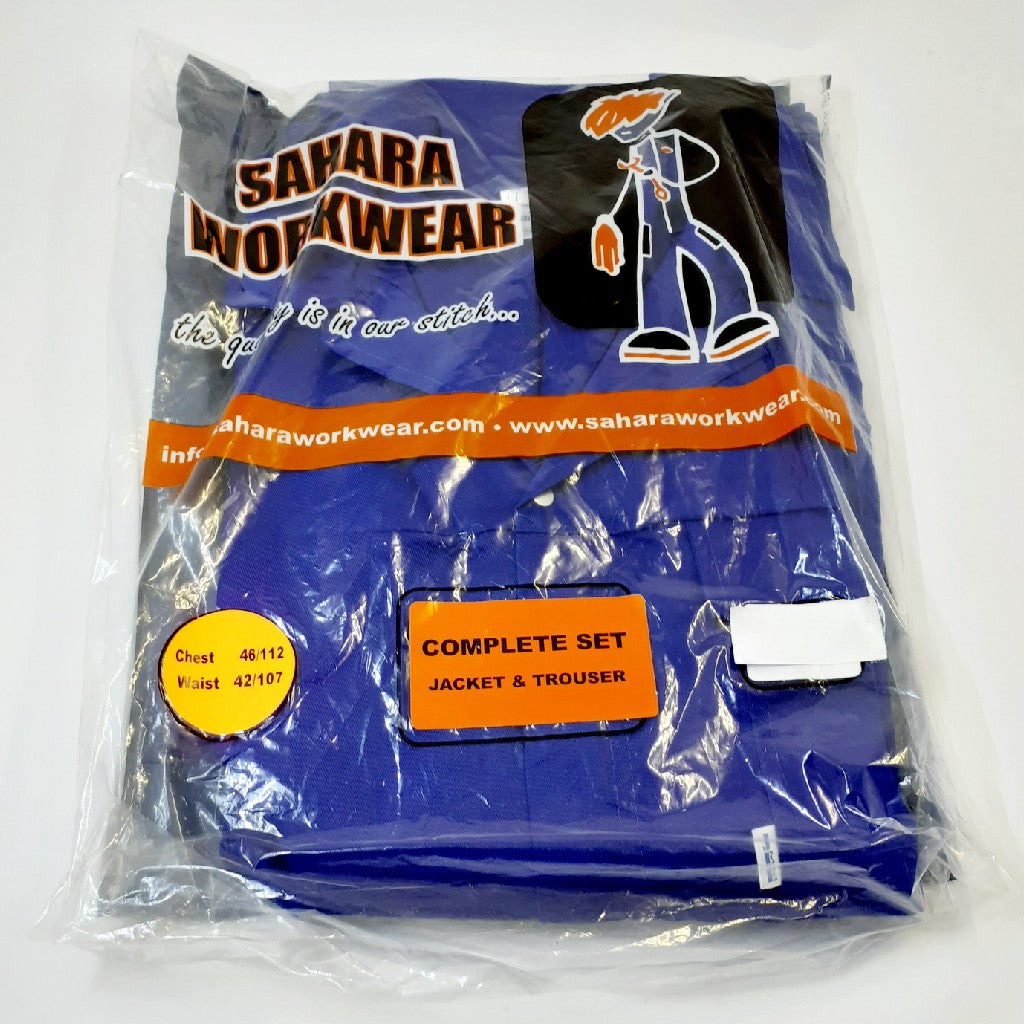 Sahara Jee Polycotton 80/20 Conti Suit Royal Blue 46