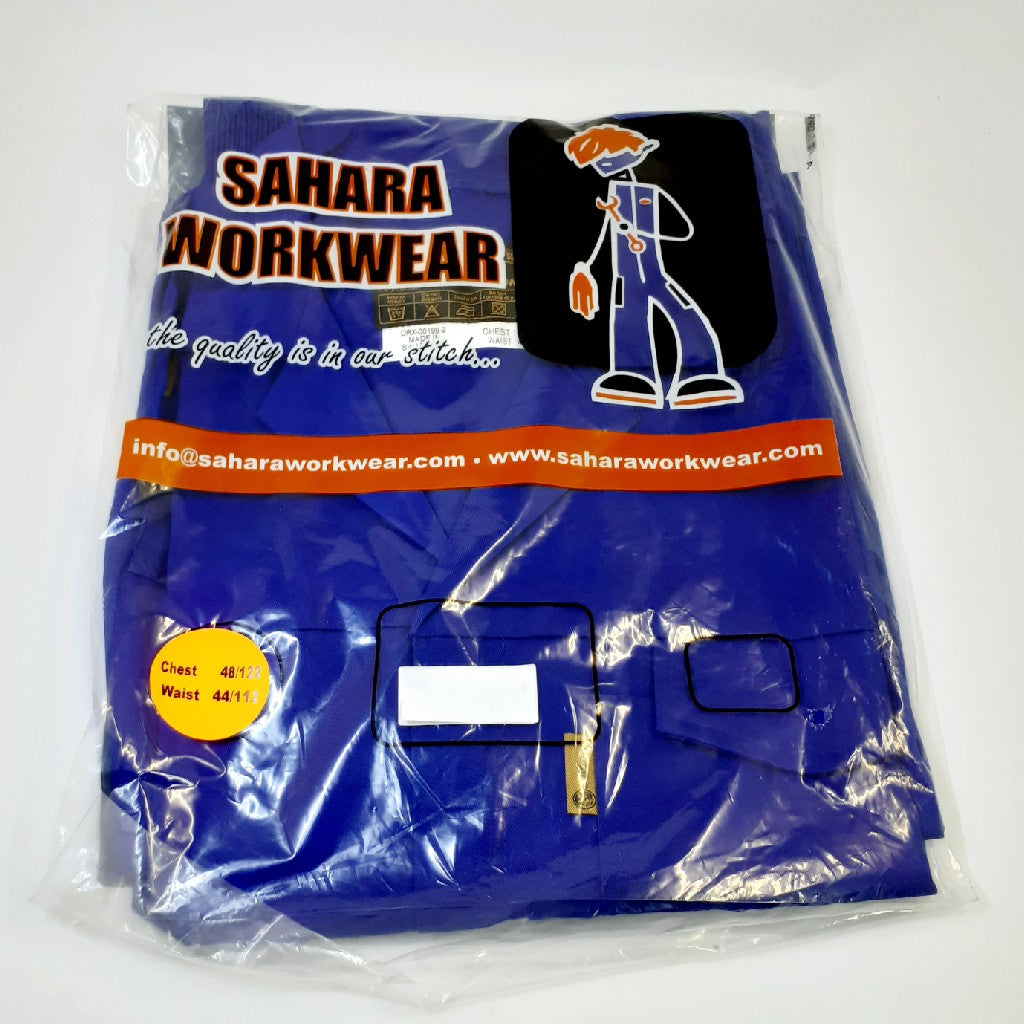 Sahara Jee Polycotton 80/20 Conti Suit Royal Blue 48