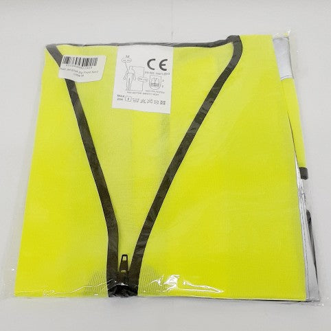 Reflective Jacket with ID Pouch Lime Medium