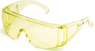 Spectacle Wraparound DV1A Amber