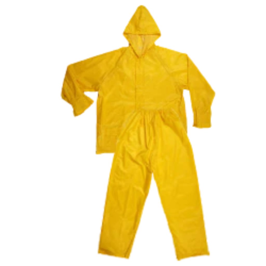 Rainsuit Rubberised With Pouch Yellow 4XL