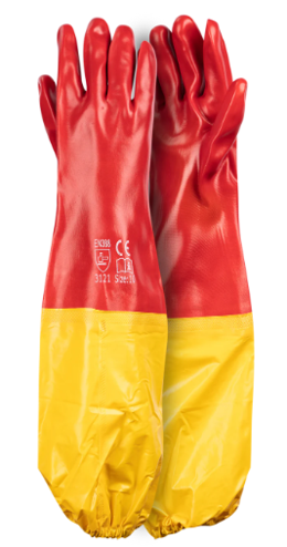 Gloves PVC Medium Weight Shoulder Length