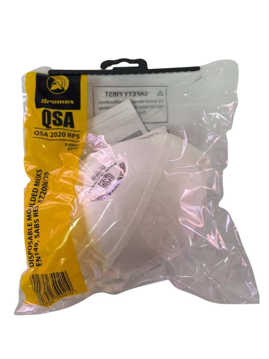 Dromex Dust Mask FFP2 Qsa 5'S
