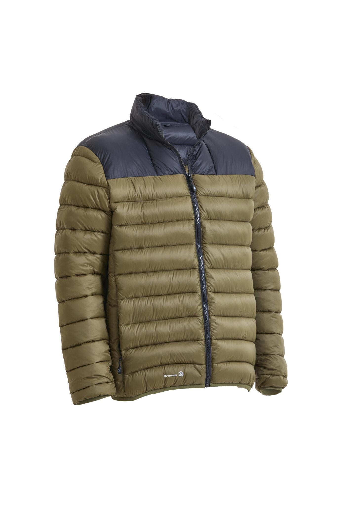 Dromex 2 Tone Olive & Black Puffer Jacket XS