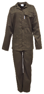 Sahara 80/20 Polycotton Conti Suit Khaki 34