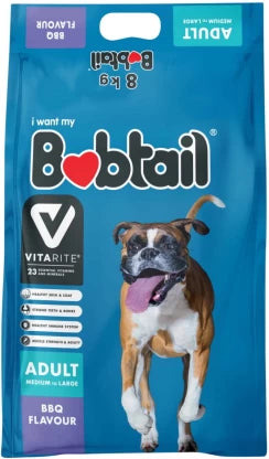 Bobtail Adult Dog Food Barbecue 8Kg -