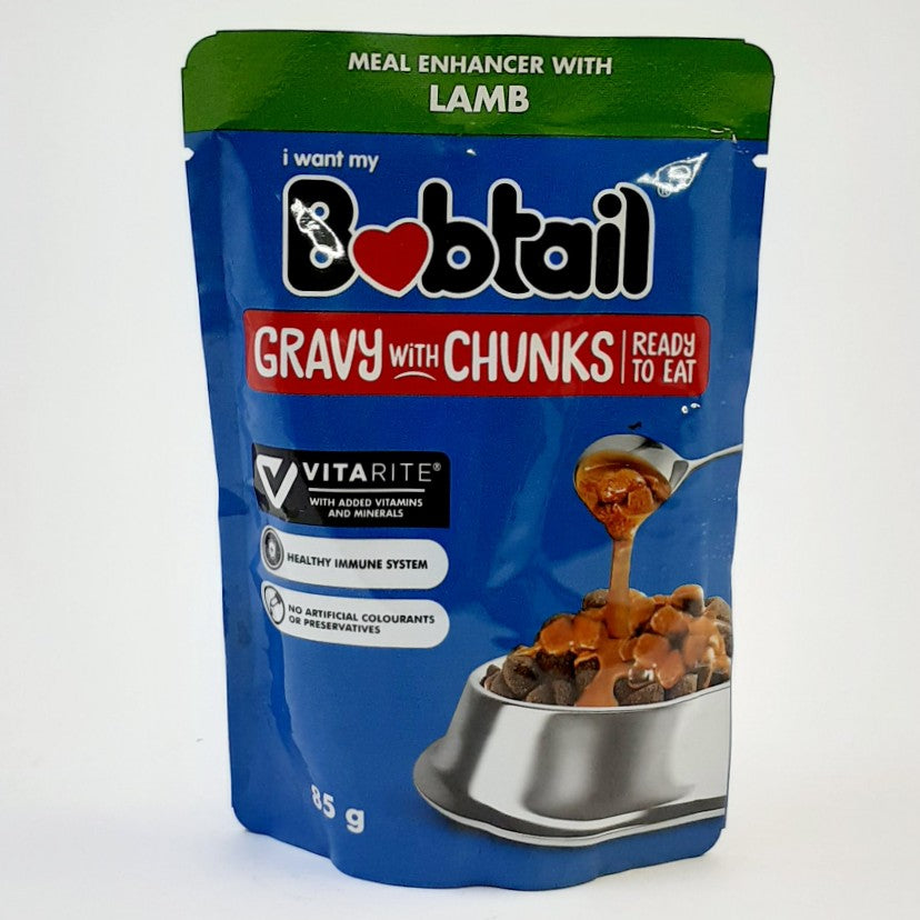 Bobtail   Gravy With Chunks 85g Lamb
