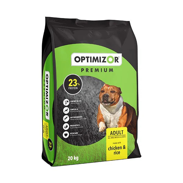 Optimizor Premium Adult Dog Chicken & Rice  20Kg -