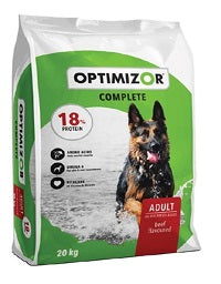 Optimizor Adult Dog food Complete Beef 20Kg -