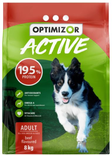 Optimizer Adult Dog food Active 8Kg -