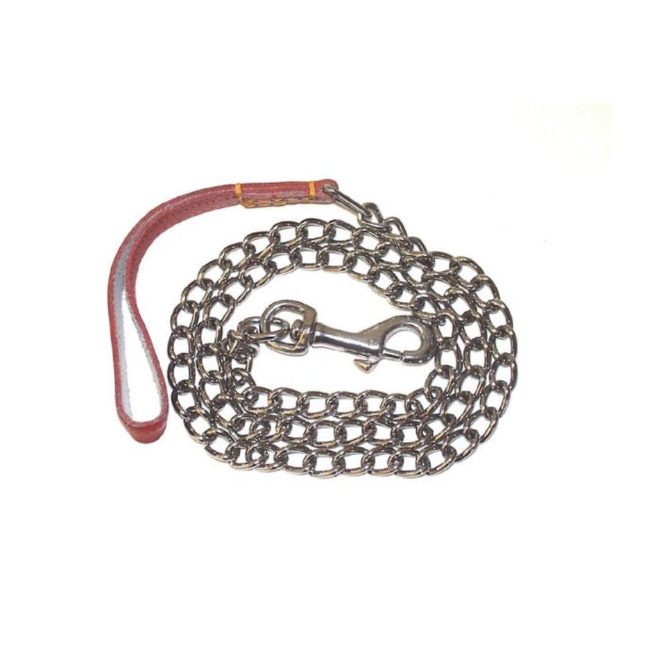 Complete Lead Chain Leather Handle 4MMX1200MM