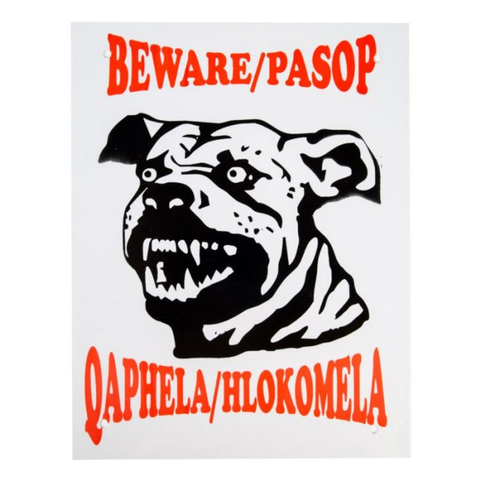 Complete Sign- Beware Bulldog