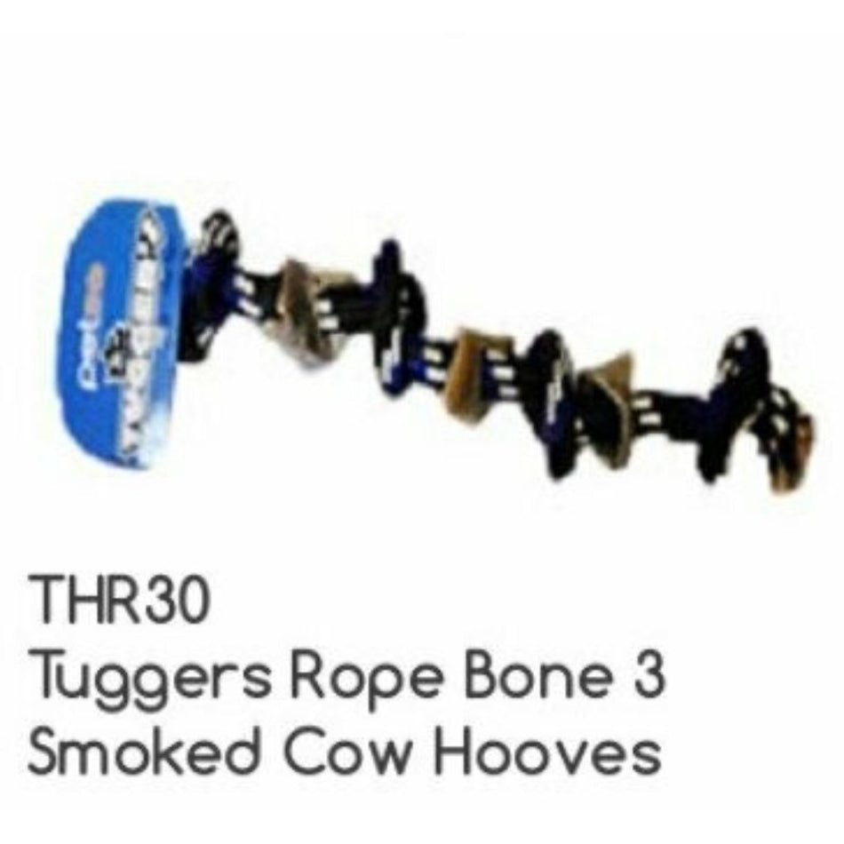 Petsa Tuggers Rope Bone 4 Cow Hoove Smoked