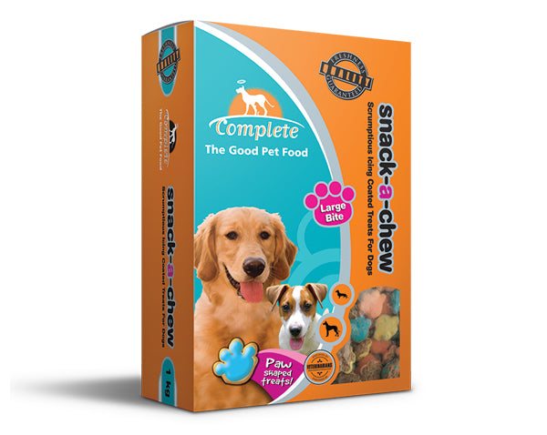 Complete Dog Biscuits Snack-A-Chew Iced Small 1KG