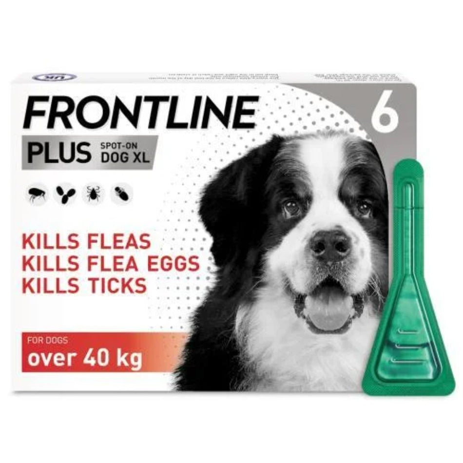 Frontline Plus X-Large Dog Tick & Flea Treatment (40-60KG) 1 Pip