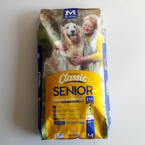 Montego Classic Dog Food Senior 25KG