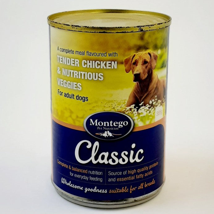 Montego Classic Wet Dog Food Adult 385G Chicken and Veggies
