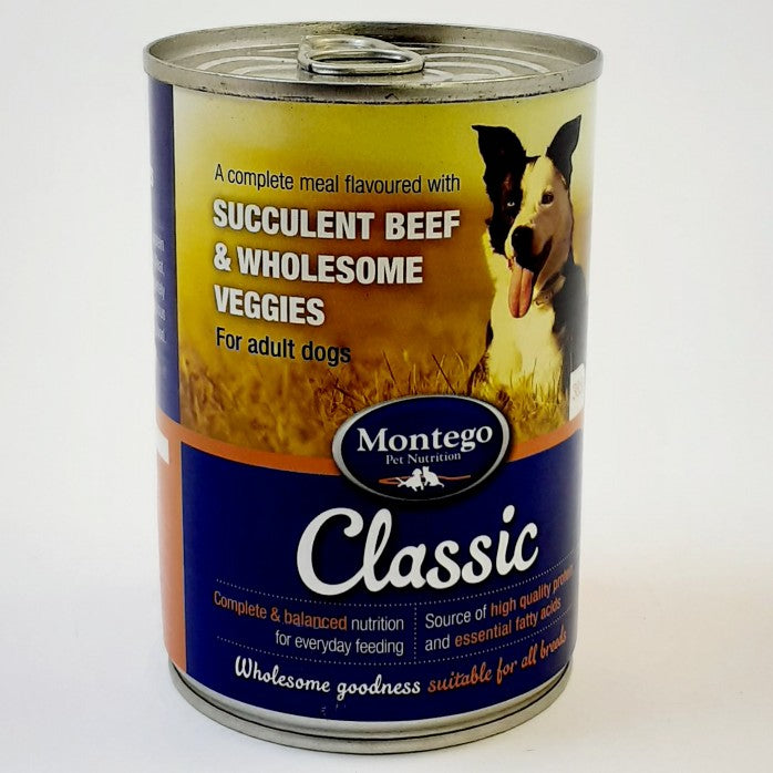 Montego Classic Wet Dog Food Adult 385G
