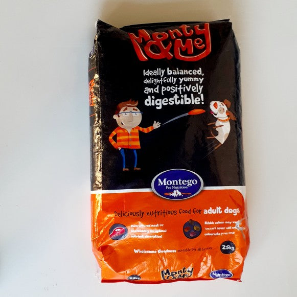 Montego Monty & Me Dog Food Adult 25KG