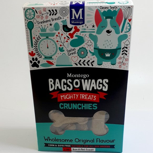 Montego Crunchies Dog Treats 1KG Original