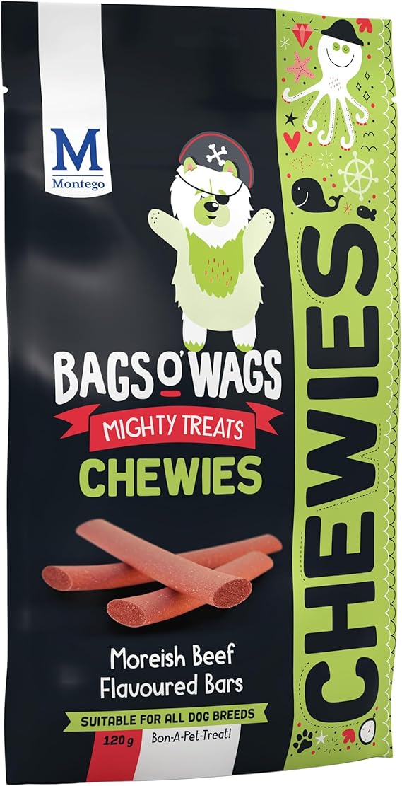 Montego Dog Treats Chewies Sticks Beef&Veggie 120G -
