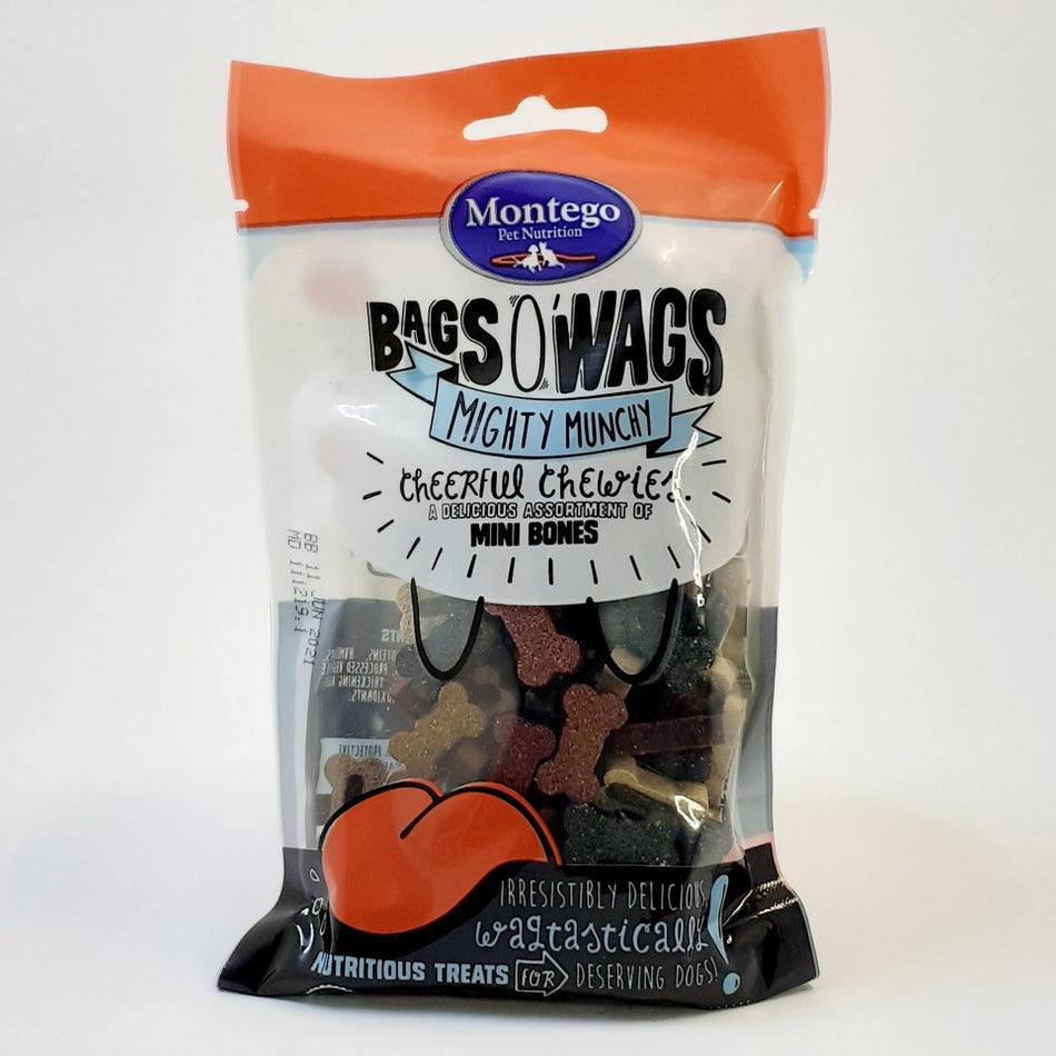 Montego Dog Treats Bags O Wags  Mini Bones Assorted