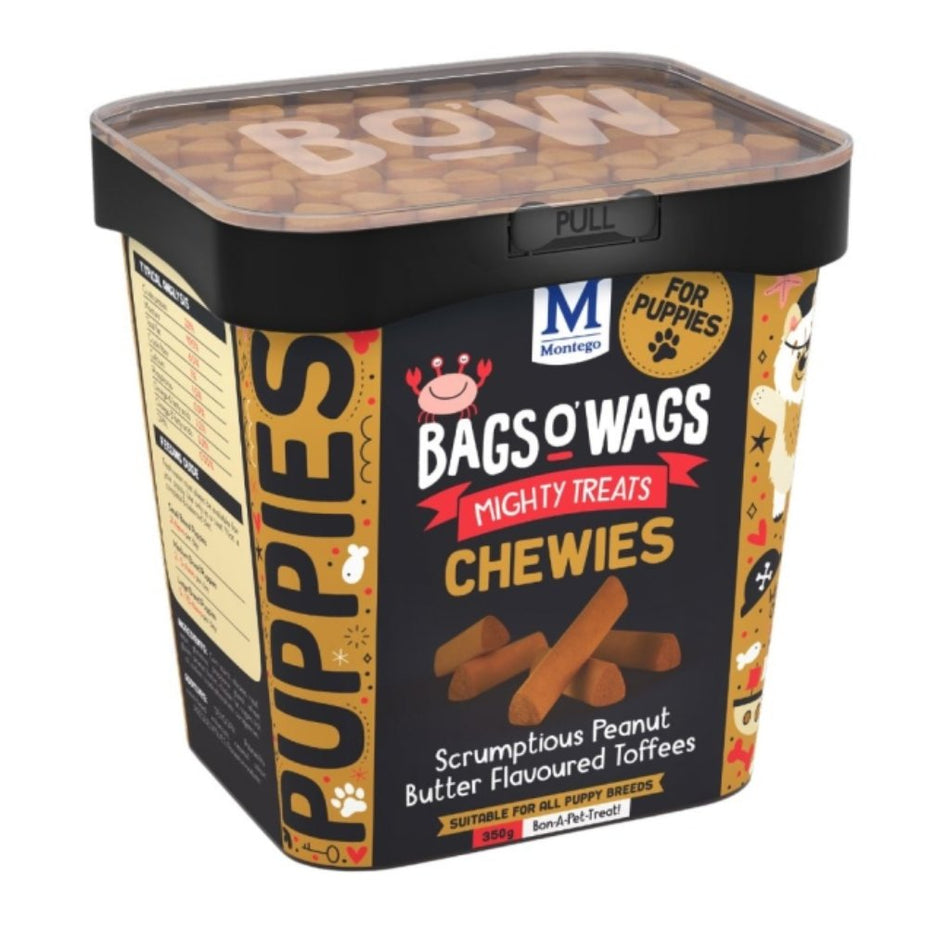 Montego Dog Treats Chewies Puppy Toffee 350G